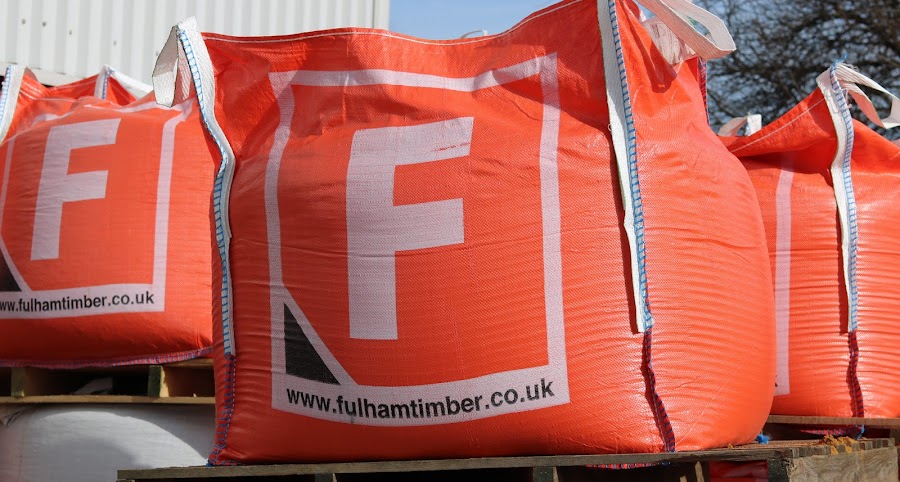 Fulham timber red bag