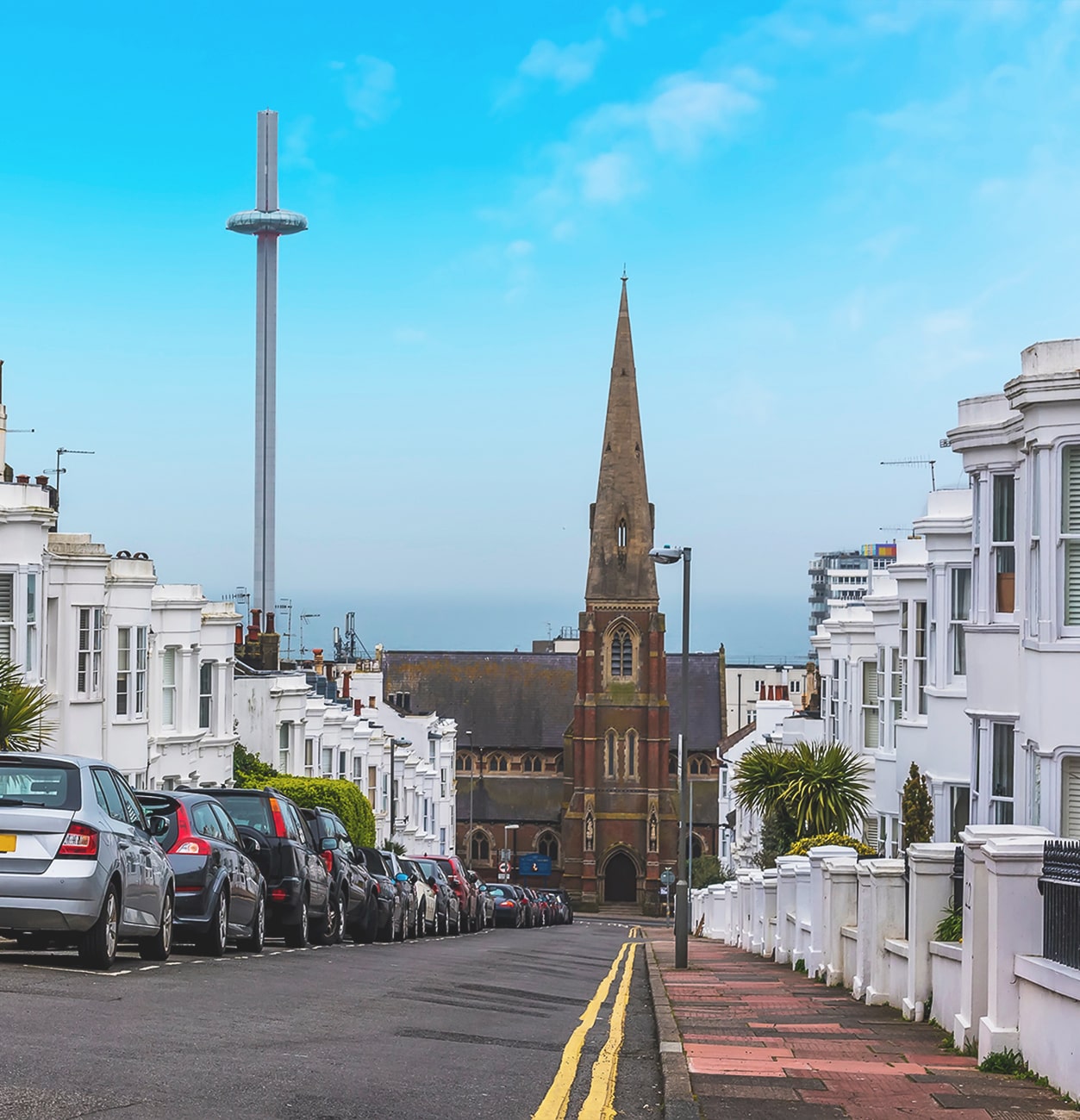 Brighton buildings leading to bamboo nine office
