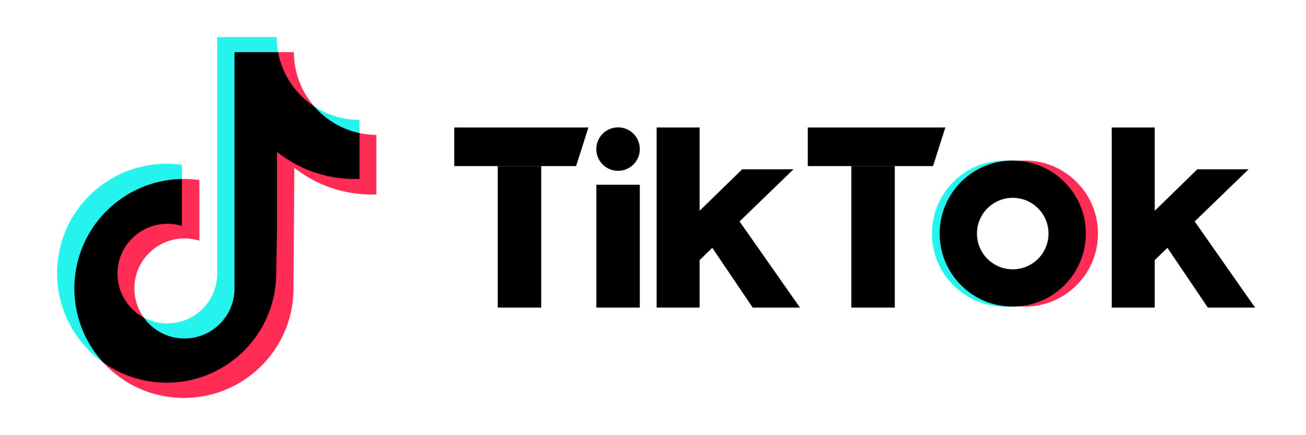 TikTok icon. Isolated TikTok logo on white background.
