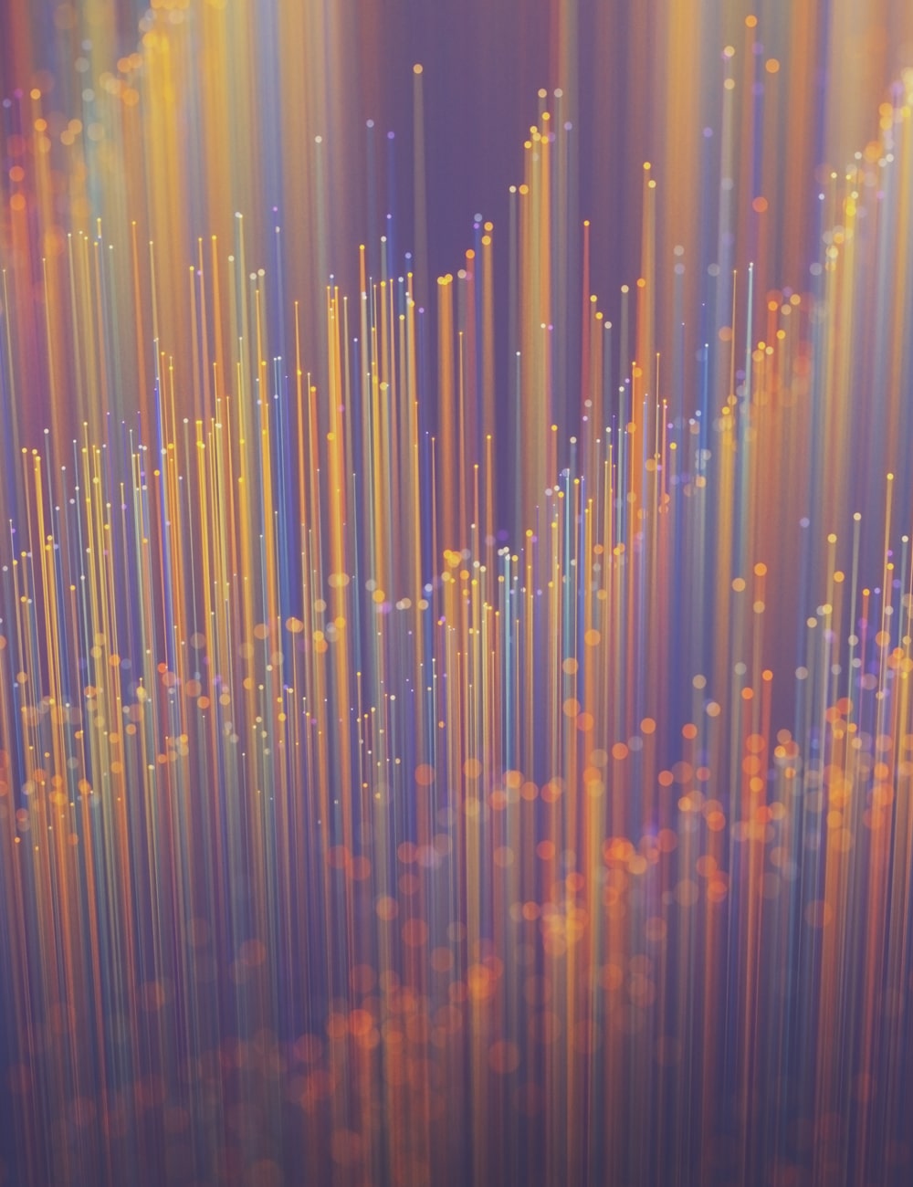 Abstract image of colourful data