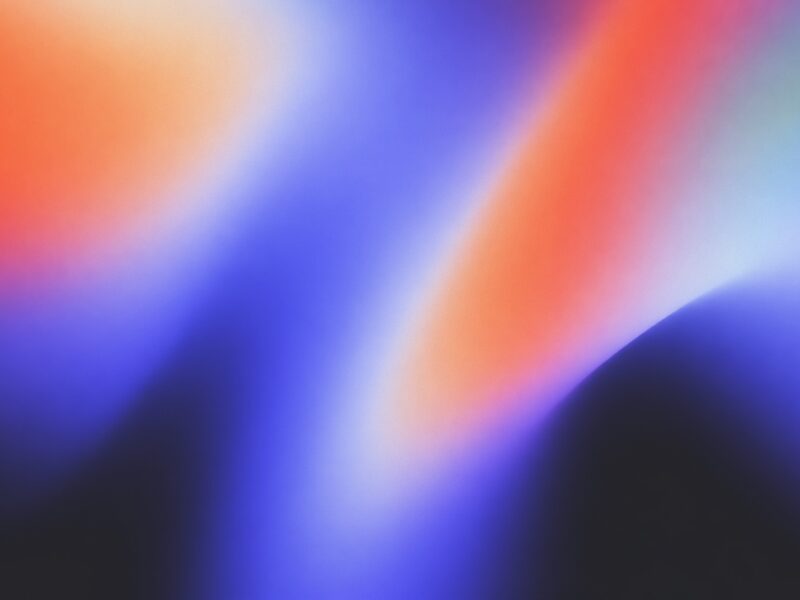 Abstract gradient using bamboo nine colours that represents the cover of the January industry insights.